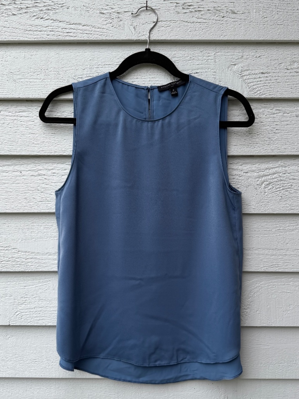 Banana Republic Shell Tank | S | Vintage Blue